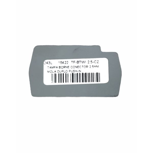 Tampa Borne Conector 2.5mm Mola Push-in Weg