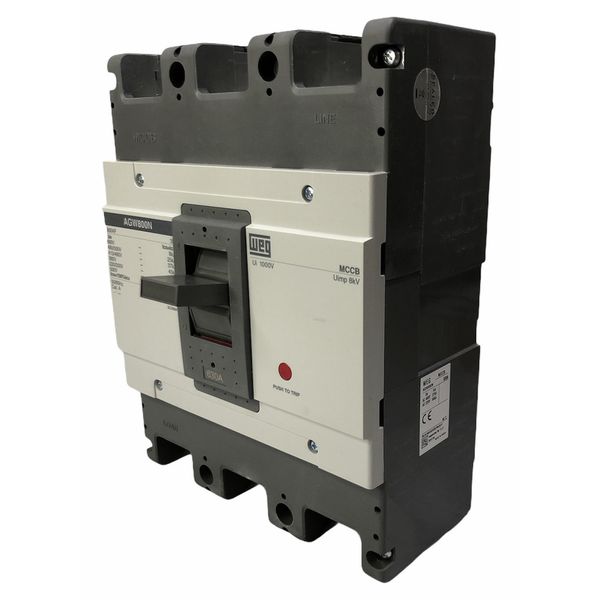 Disjuntor Caixa Moldada 630a Weg Agw800n-dx630-3 (65ka 220v)