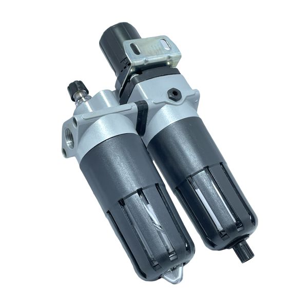 Conjunto Filtro Regulador e Lubrificador Werk 1/2 Ar Comprimido