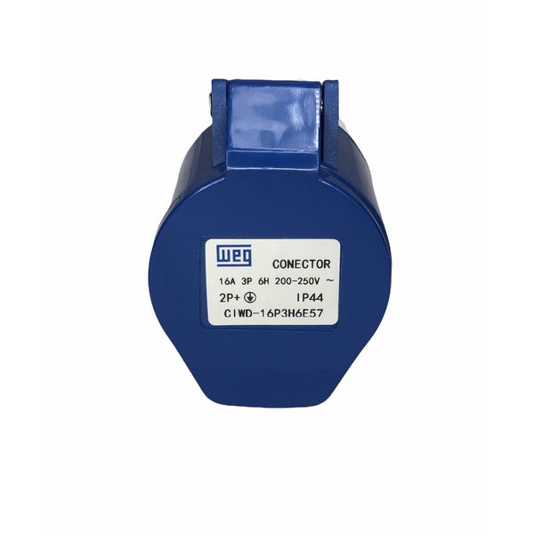 Acoplamento Industrial 2P+T Weg 16A 6HORAS AZUL 220-250V 12821541