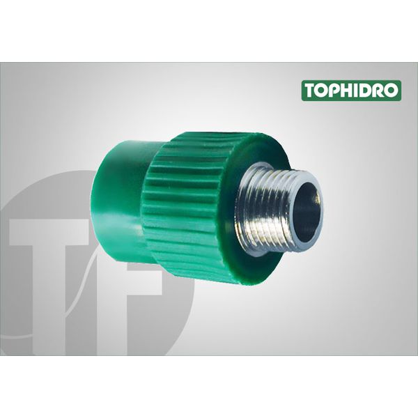 Adaptador P/ Tubo PPR 32mm x 1 TopFusion AD32010