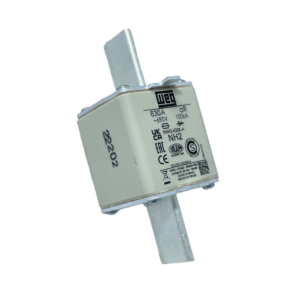 Fusivel Nh Weg 630a Ultra Rápido Classe Ar Fnh2-630k-a