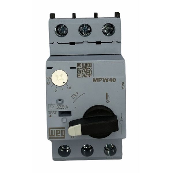 Disjuntor Motor 40a Weg Mpw40-3 Faixa Ajustável 1,6-2,5a