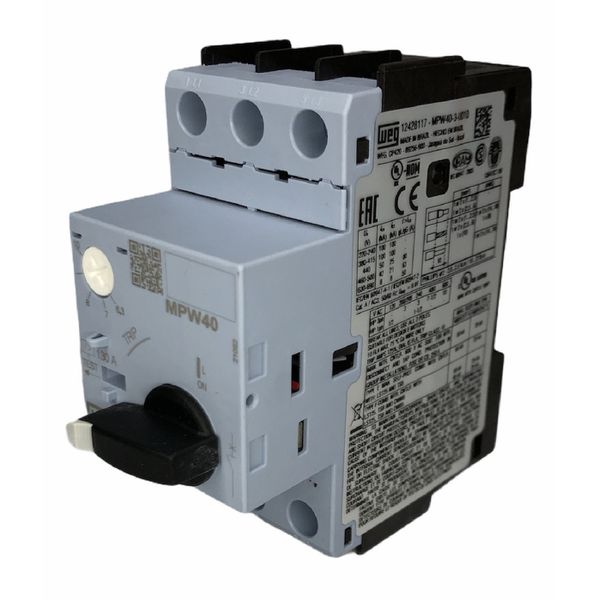 Disjuntor Motor 40a Weg Mpw40-3-u010 Faixa Ajustavel 6,3-10a
