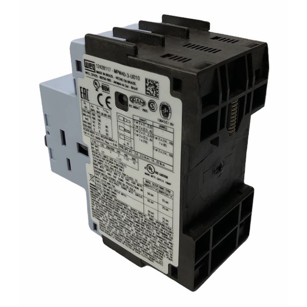 Disjuntor Motor 40a Weg Mpw40-3-u010 Faixa Ajustavel 6,3-10a