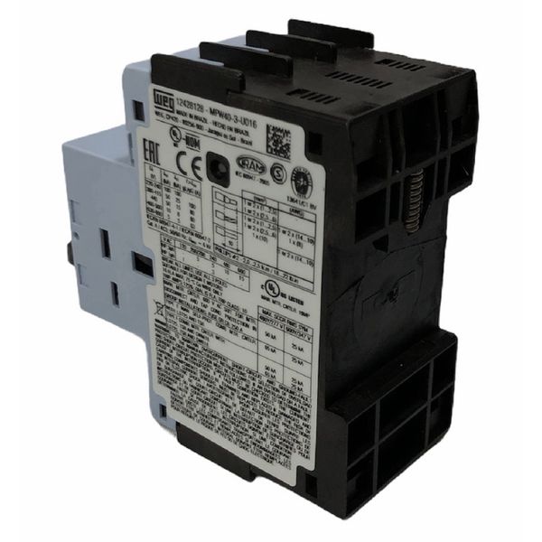 Disjuntor Motor 40a Weg Mpw40-3-u016 Faixa Ajustavel 10-16a