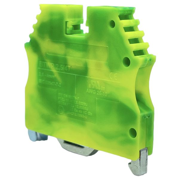 Borne Sak Conector 2,5mm Terra Verde/amarelo Weg Btwp-2,5/4t