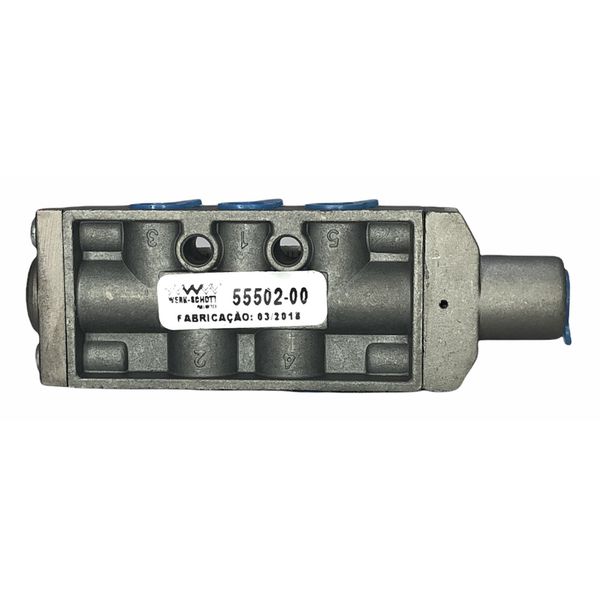 Valvula Pneumatica Piloto Mola 1/8BSP 5 Vias 2 Posições Werk Schott