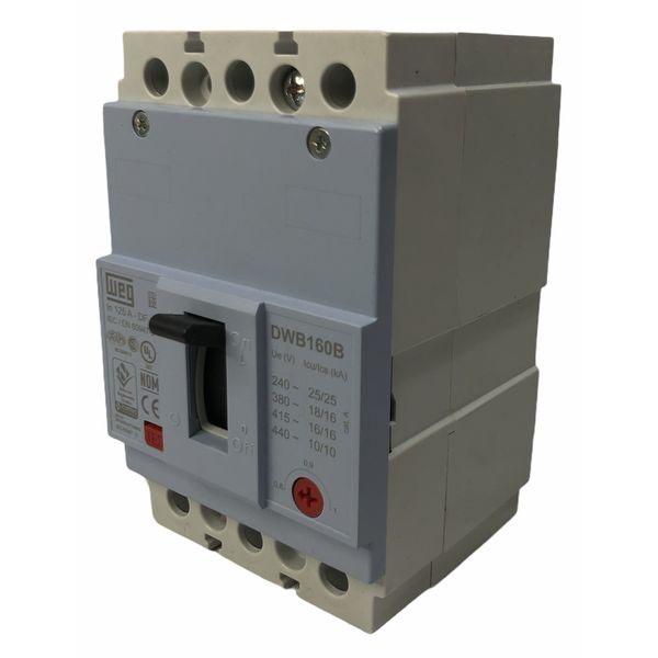 Disjuntor Caixa Moldada Ajustavel Faixa 100-125a (25ka 220v)