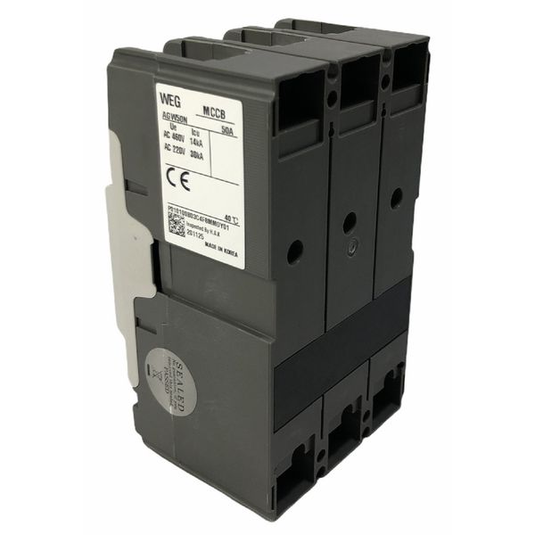 Disjuntor Caixa Moldada 50a Weg Agw50n-dx50-3 (65ka 220v)