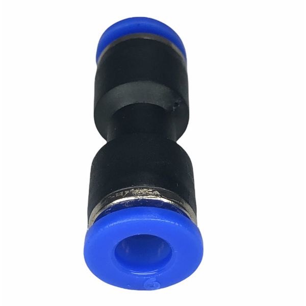 Conexão Pneumatica União Tipo Emenda Fluir 06mm Plastica 