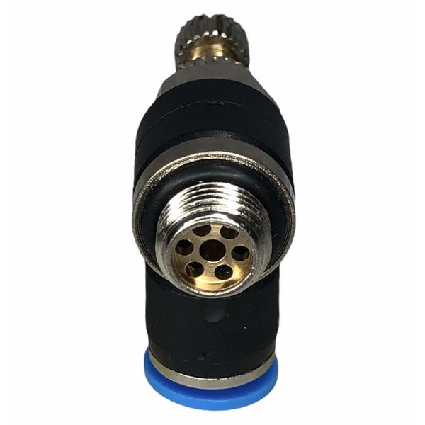 Conexão Pneumatica Cotovelo C/ Controle De Fluxo Fluir 06mm