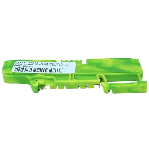 Borne Sak Conector 2,5mm Verde Tipo Mola Duplo Weg Btwm2,5ct