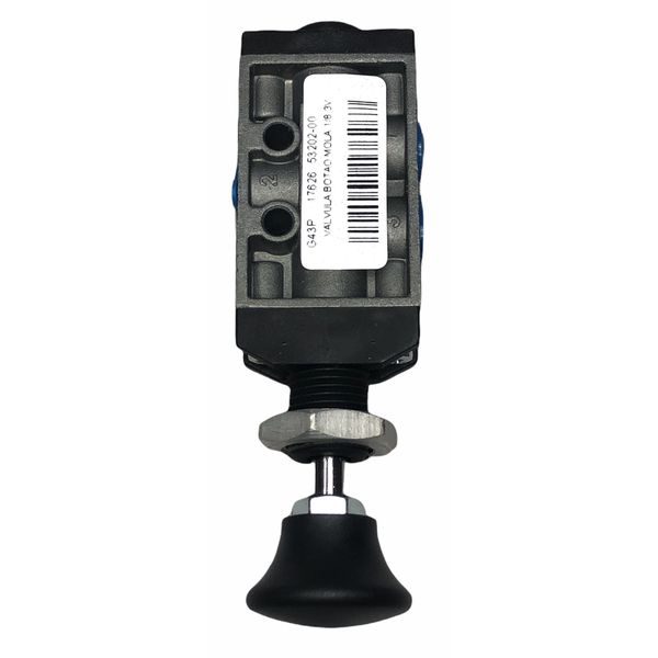 Valvula Pneumatica Botão Mola 1/8BSP 3V 2Pos Werk Schott