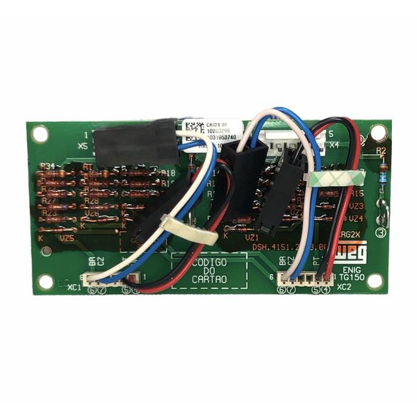 Cartão Resistores Gate Weg Crg2x.00 Para Inversor De Frequência Weg CFW09