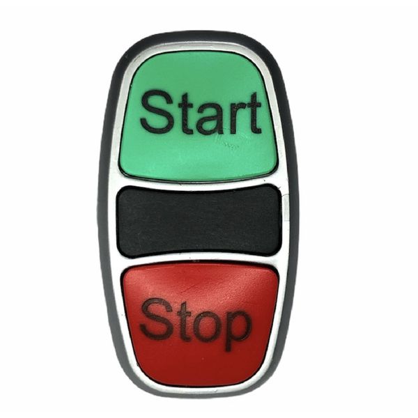 Frontal Botão Duplo 22mm Weg Liga/desliga S/ Flange (vm/vd)