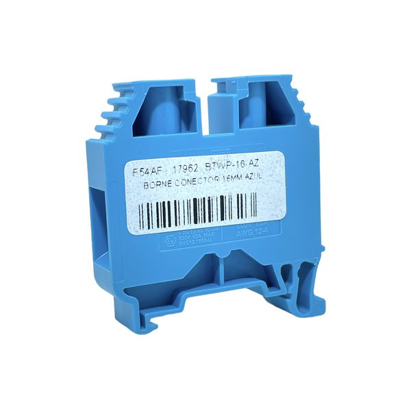 Borne Sak Conector 16mm Azul Tipo Parafuso Weg Btwp-16-az