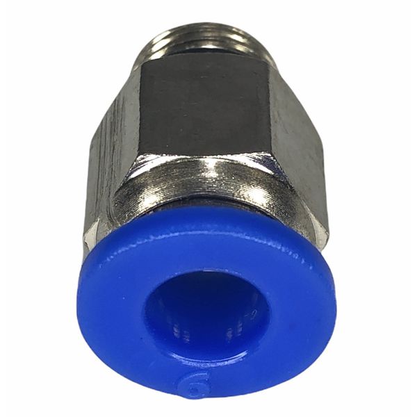 Conexão Pneumatica Reta Fluir Tubo 06mm x Rosca 1/8 BSP