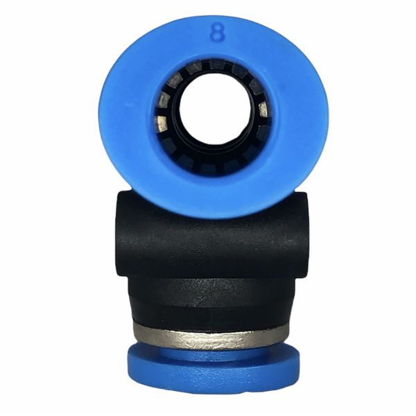 Conexão Pneumatica União Tee Fluir 08mm Plástica Engate Rapido