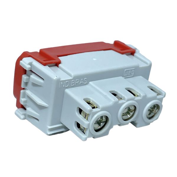 Módulo Tomada 2P+T 20A Composé Vermelho 250Vca 13203152