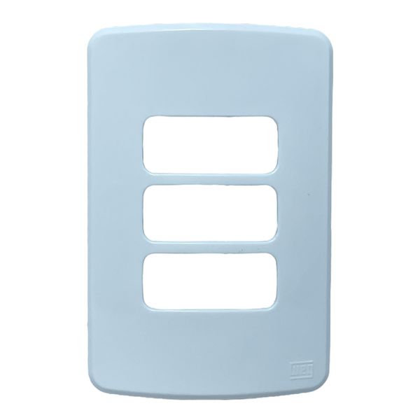 Placa 4x2 De 3 Posição Compose Branca + Suporte 13295558