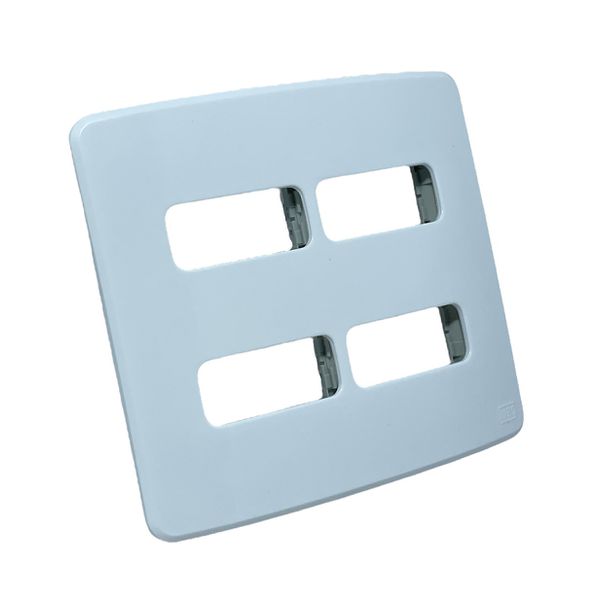 Placa 4x4 6 Posições + Suporte Branca Composé Weg 13295563