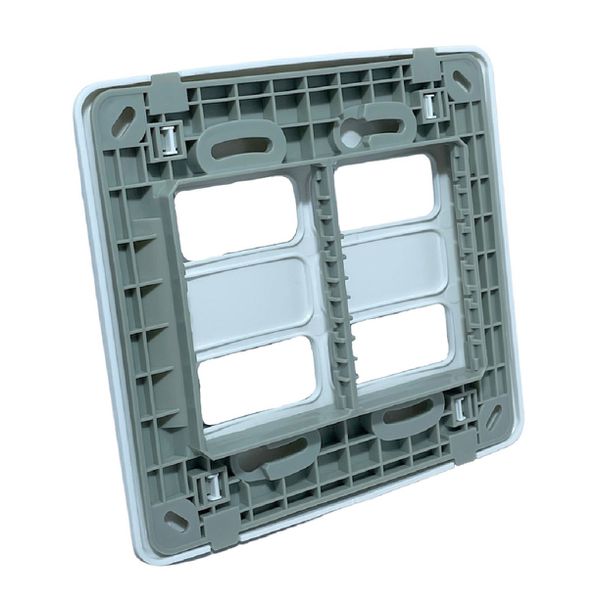 Placa 4x4 6 Posições + Suporte Branca Composé Weg 13295563