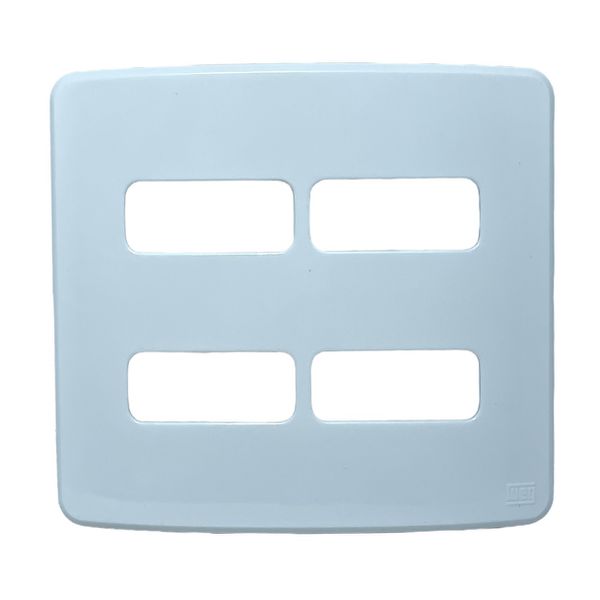 Placa 4x4 6 Posições + Suporte Branca Composé Weg 13295563