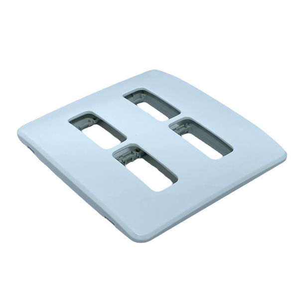 Placa 4x4 6 Posições + Suporte Branca Composé Weg 13295563