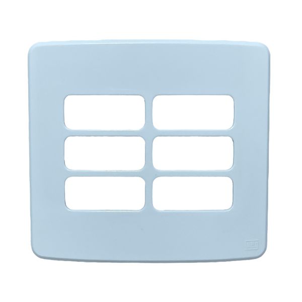 Placa 4x4 6 Posições + Suporte Branca Composé Weg 13295563