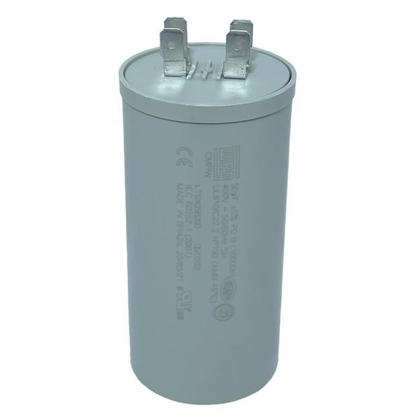 Capacitor Fixo De Polipropileno Weg 400V 50UF Terminal Faston Duplo