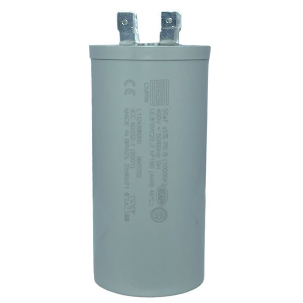 Capacitor Fixo De Polipropileno Weg 400V 50UF Terminal Faston Duplo