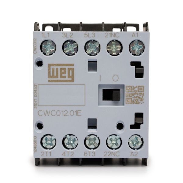 Mini Contator Tripolar 12a 24vca 1nf Weg Cwc012-01-30v04