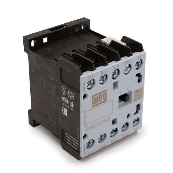 Contator Mini 3p 12a Weg Cwc012-10 110vca 1na