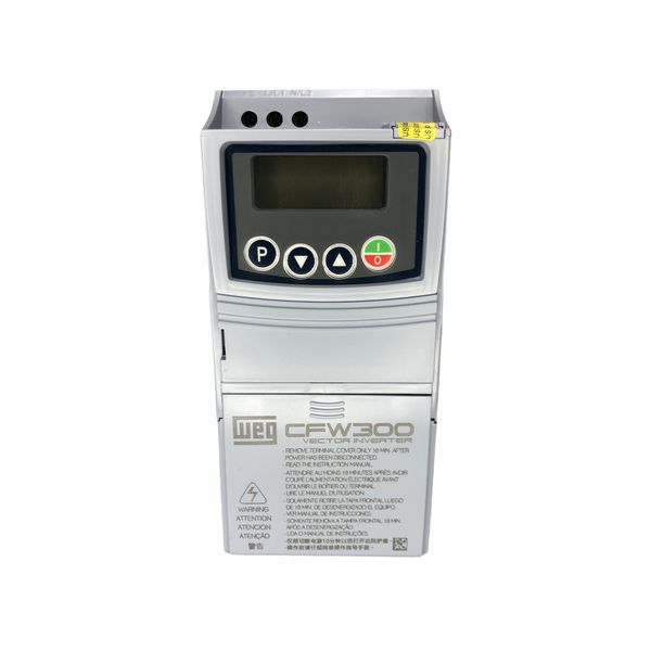 Inversor De Freq 1/2cv 2,6a 220v Mono Cfw300 Versao Padrao