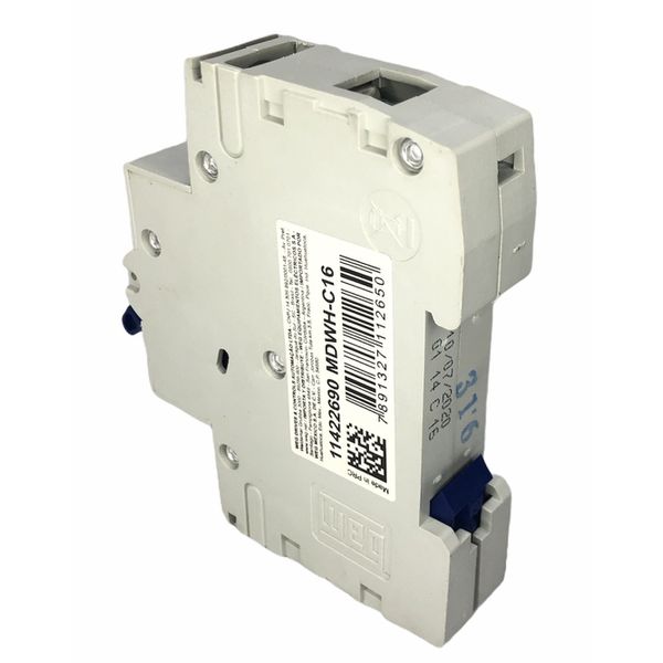 Disjuntor Unipolar 16A Curva C 440Vca 10KA Weg MDWH-C16