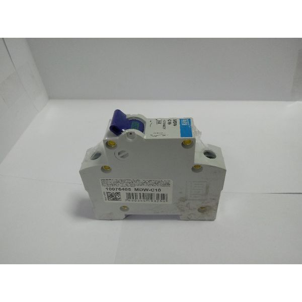 Disjuntor Unipolar 10A Curva C 440Vca 10KA Weg MDWH-C10