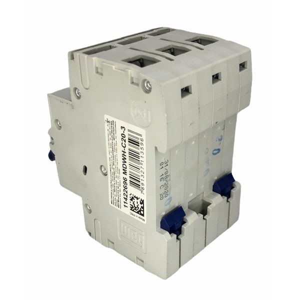 Disjuntor Tripolar 20A Curva C 440Vca 10KA Weg MDWH-C20-3