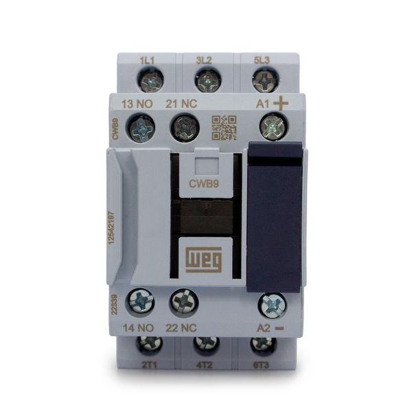 Contator Tripolar 9a 24vcc 1na+1nf Weg Cwb9-11-30c03