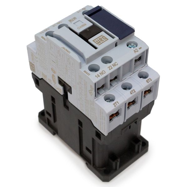 Contator Tripolar 9a 24vcc 1na+1nf Weg Cwb9-11-30c03