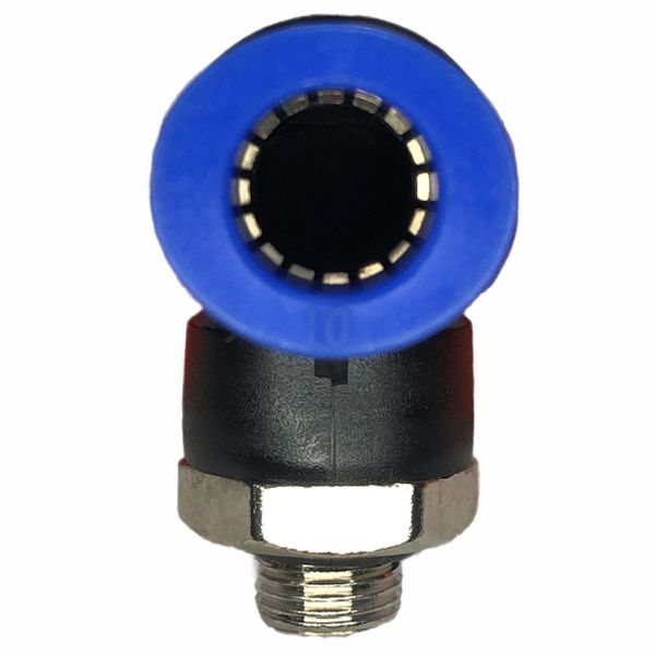 Conexão Pneumatica Cotovelo Fluir Tubo 10mm x Rosca 1/8 BSP