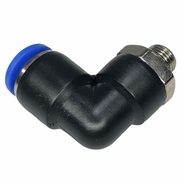 Conexão Pneumatica Cotovelo Fluir Tubo 10mm x Rosca 1/8 BSP