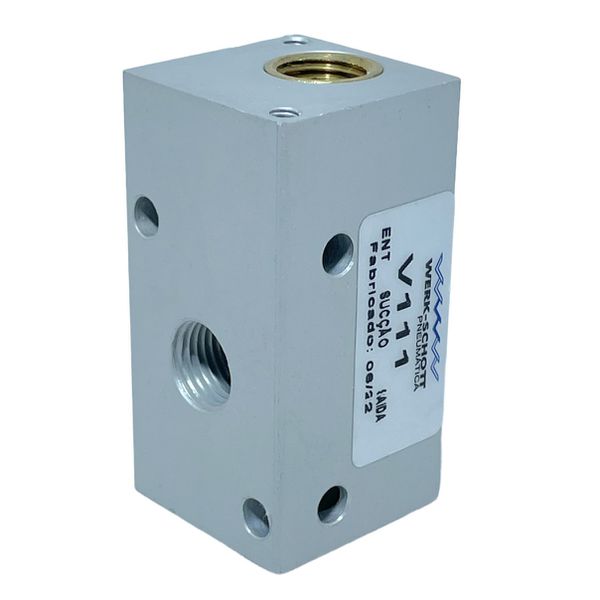 Valvula Pneumatica Geradora De Vácuo 1/4 24vca Werk Schott