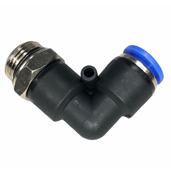 Conexão Pneumatica Cotovelo Fluir Tubo 10mm x Rosca 3/8 BSP 