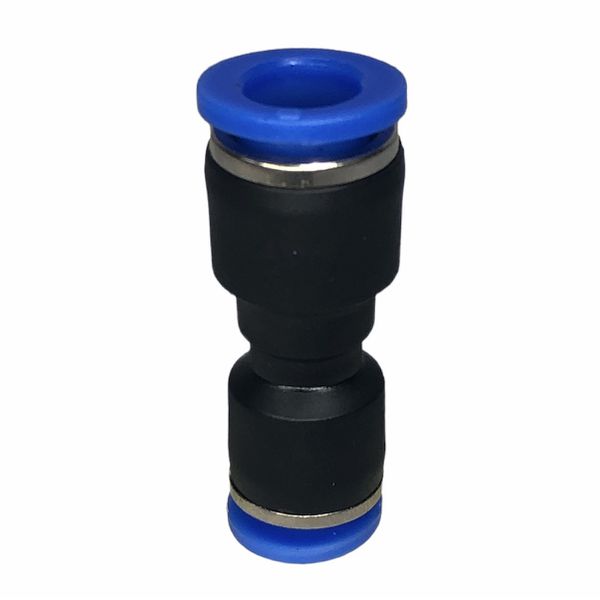 Conexão Pneumatica União Emenda Redutora Fluir Tubo 08x06mm