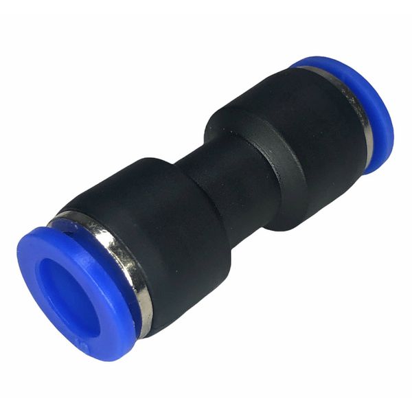 Conexão Pneumatica União Tipo Emenda Fluir 10mm Plastica
