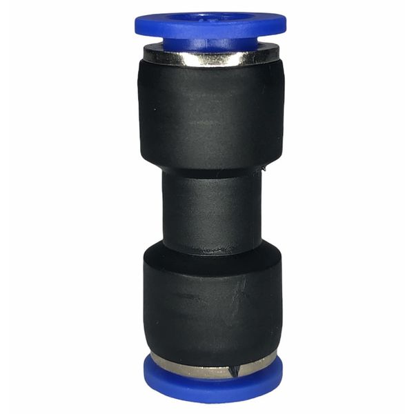 Conexão Pneumatica União Tipo Emenda Fluir 10mm Plastica