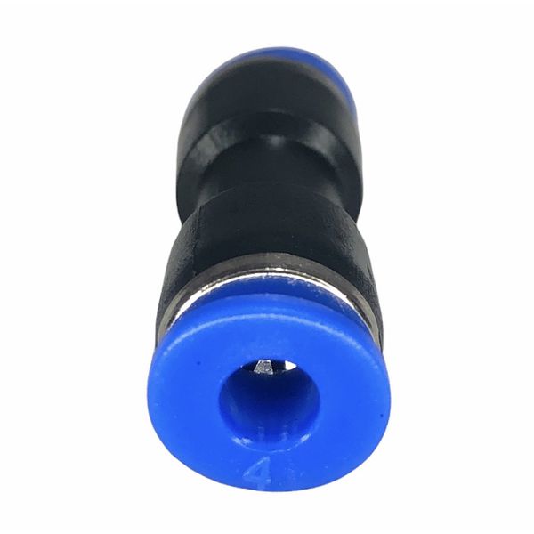 Conexão Pneumatica União Tipo Emenda Fluir 04mm Plastica 