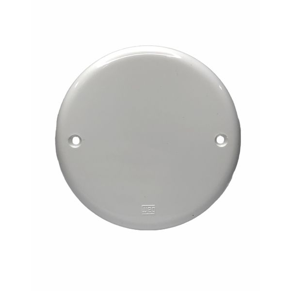 Placa Cega Redonda 4' Branca Tradicional Klin Weg 13327793