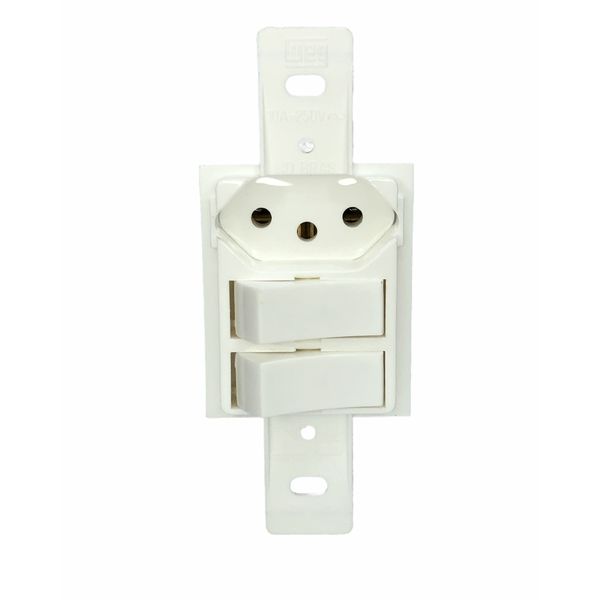  Interruptor Paralelo 2 Tecla C/ 1 Tom 10a/250v Klin 13328752